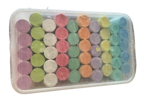 Bunte Straßenmalkreide im Eimer – 48 Stück für kreativen Malspaß im Freien