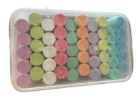 Bunte Straßenmalkreide im Eimer – 48...