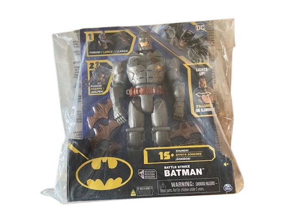 Battle Strike Batman – Actionfigur mit Sound (über 15 Geräusche)  & Zubehör ca. 30 cm