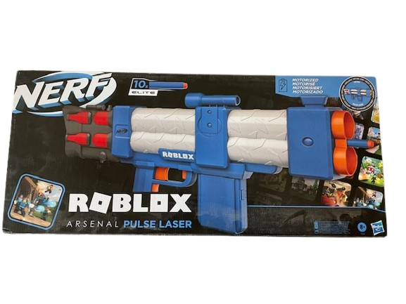 NERF Roblox Arsenal: Pulse Laser – motorisierter Dart-Blaster mit 10 Elite-Darts Hasbro / NERF