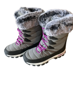 Schneestiefel Wasserdicht Outdoor Warm Kunstfell...