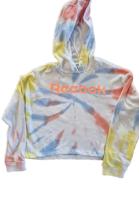 Reebok Kinder Cropped Hoodie „Swirl Tie-Dye“...