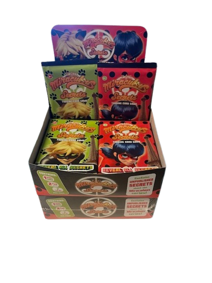 MIRACULOUS SECRETS TCG 1x Display mit 24 Booster (Engl.)
