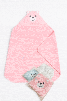 Babyhandtuch mit Kapuze Bärenmotiv