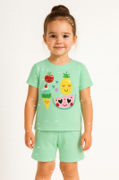 Kinder Pyjama Set 100% Bio-Baumwolle  Kurzarm &...