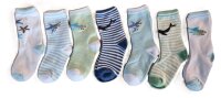 Babysocken 7er-Pack Bio-Baumwolle Coole Meeres-Motive