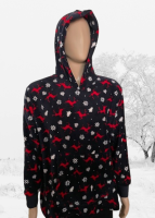 Weihnachten Fleecehoodie – Kuscheliger Unisex Hoodie mit festlichen Motiven