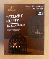 Teelicht Halter, Deko Windlicht Set Tchibo Ausstanzungen...