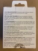 Teelicht Halter, Deko Windlicht Set Tchibo Ausstanzungen...