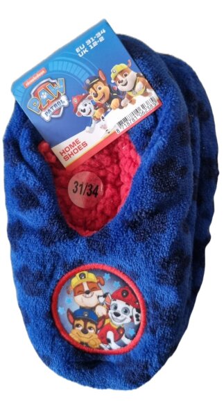 PAW Patrol Kuschelige Hausschuhe – Größe 31–34