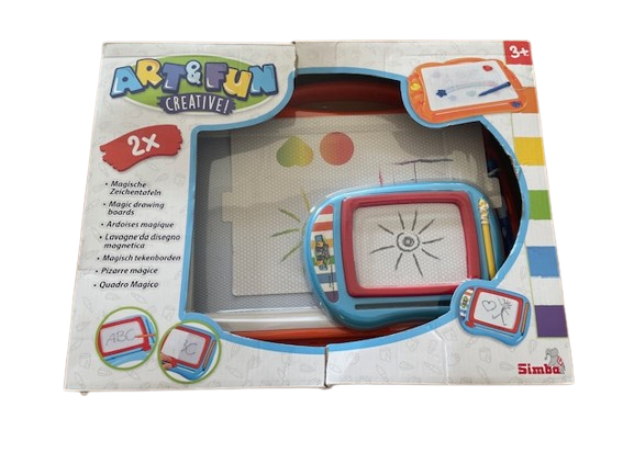 Malspaß ohne Grenzen für kleine Künstler -2x Magische Zeichentafeln – Simba Art & Fun Creative!  ab 3