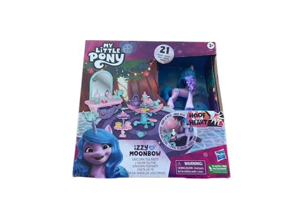 My Little Pony – Izzy Moonbow Unicorn Tea Party – Magisches Teeparty-Spielset mit 21 Teilen (Hasbro)