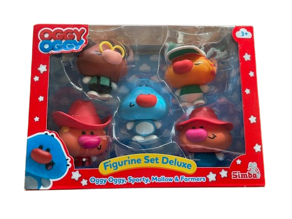 Oggy Oggy – Figurine Set Deluxe – Oggy & Freunde zum Spielen und Sammeln (Simba)
