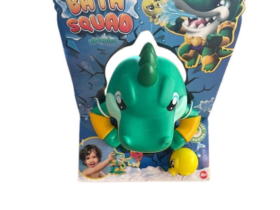 Lustiger Wasserspaß-Dino mit Spritzfunktion – Badespielzeug für Kinder ab 18 Monaten - Bath Squad