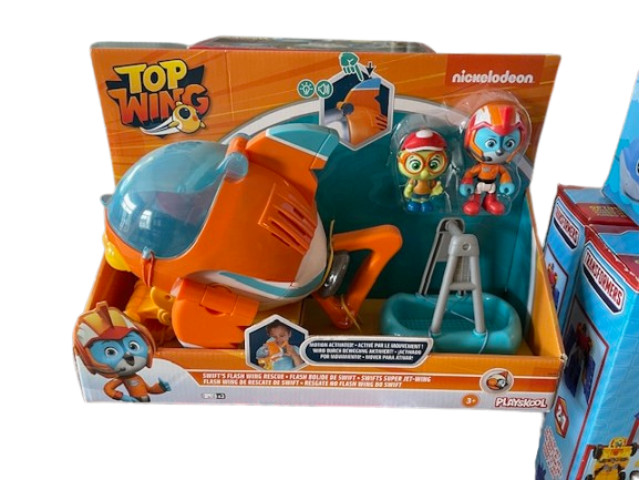Swifts Rettungsflugzeug mit 2 Figuren – Spannende Abenteuer aus der TV-Serie! - Top Wing