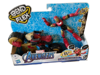 Beweglicher Actionheld mit coolem Bike! Marvel Avengers...