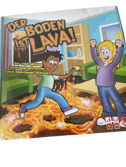 Der Boden ist Lava – spannendes Bewegungsspiel für 2–6 Spieler Marke / Verlag: Goliath