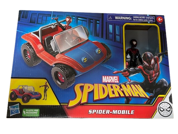 Marvel Spider-Man – Spider-Mobile mit Spider-Man Figur (ab 4 Jahren)